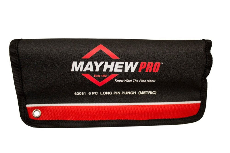 Mayhew 62081 Metric Long Pin Punch Set, 6-Piece