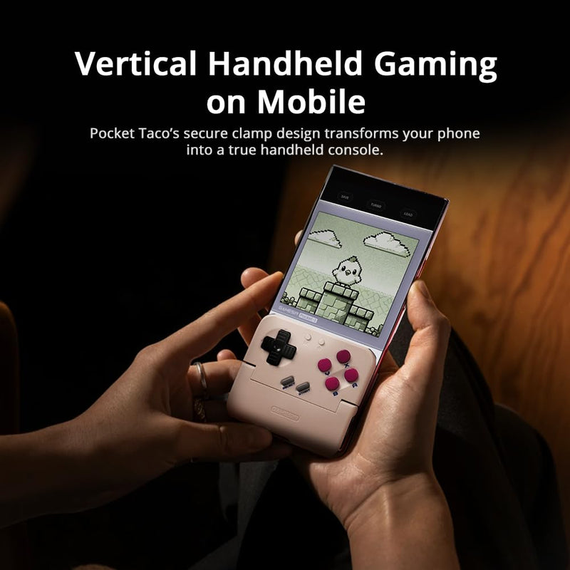 GameSir Pocket Taco Vertical Bluetooth Mobile Controller for Android,Handheld Mobile Gaming Controller, 600mAh Battery, Lightweight with Pass-Through Charging, Retro Arcade Gamepad