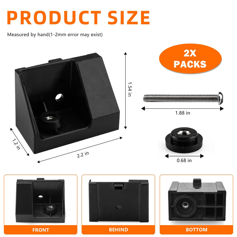 Flush Mount Kit MMB-84, VHF Radios Fixed Mount Flush Mount Brackets Fit for Standard Horizon and Most Standard Fixed Mount VHF Radios