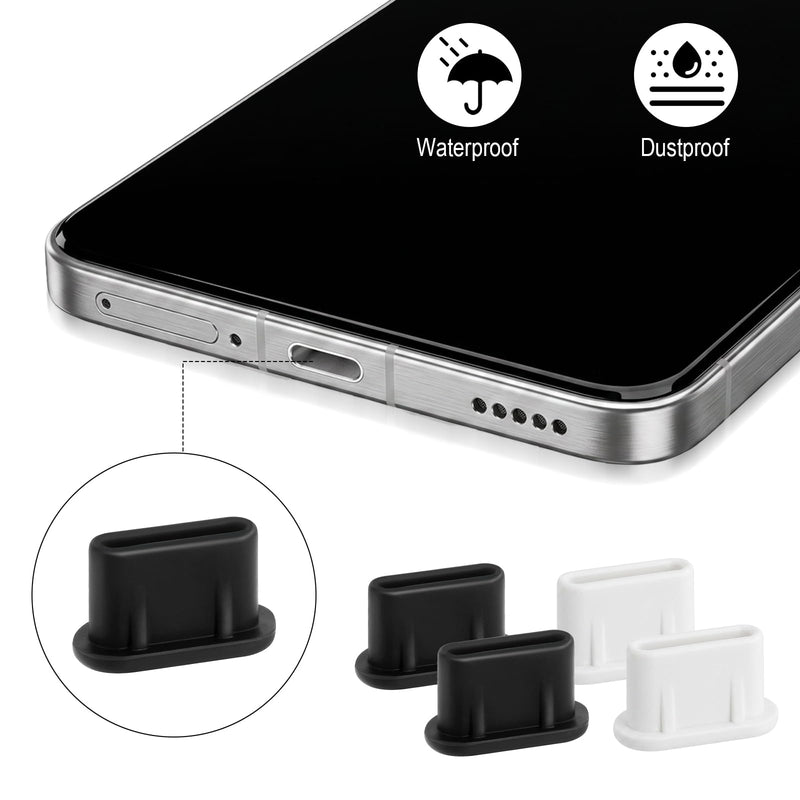 30 Pcs USB C Dust Plug, Silicone Charging USB C Port Cover | Usb C Plug Cover, Type C Dust Plug, Usb C Dust Cover for All Usb C Devices, Samsung Galaxy S25-S20 Note A Series