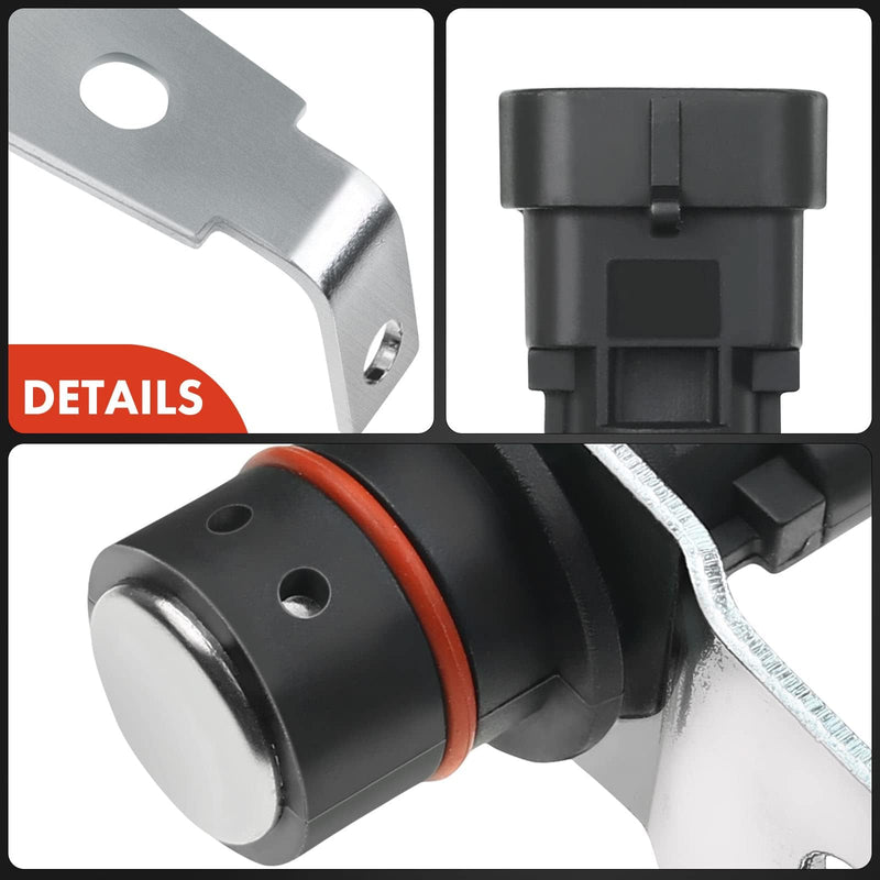 A-Premium Engine Crankshaft Position Sensor Compatible with Chevrolet GMC & Cadillac - Suburban Silverado Express C1500 K1500 K2500 K3500 Tahoe G30 Sierra- Replace# 12596851, 10456042