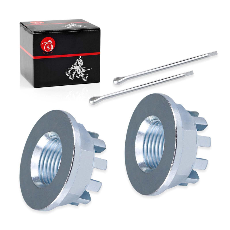 2Pcs Rear Axle Castle Nuts 18mm for Honda TRX200 SX D TRX250X TRX250EX Fourtrax 300 TRX300 TRX300FW TRX300EX TRX400EX TRX450R TRX450ER ATC200X ATC250 ES SX