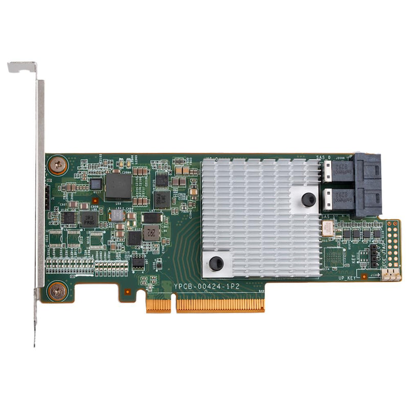 SAS HBA Card Compatible with LSI 9300-8i IT Mode 9207-8i 9211-8i | PCIe 3.0 x8, 2x 8643 Internal, 12Gb/s SAS + SATA 6Gb/s, PCIe SATA Expansion Card, HBA Controller for ZFS TrueNAS unRAID NAS