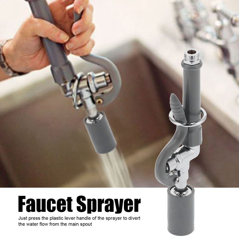 Sink Sprayer, Sink Sprayer Commercial Sink Sprayer Kitchen Sprayer Commercial Faucet Sprayer Assembly Sink Sprayer High Pressure Rinse Faucet Spray Accessory Gray