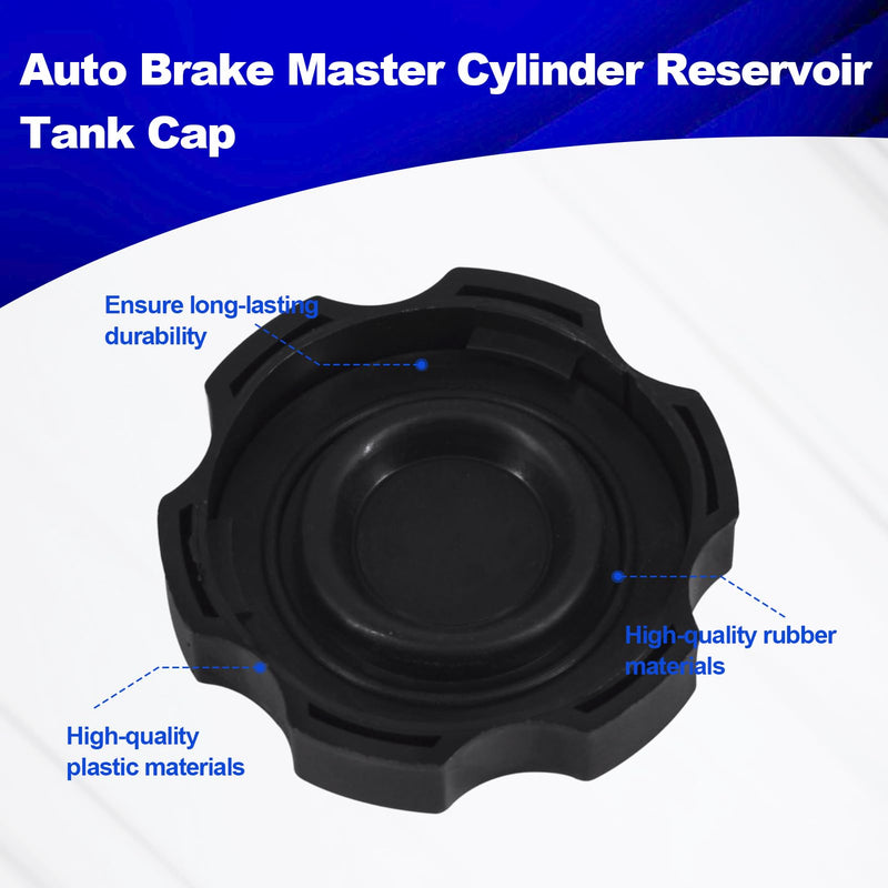 Master Cylinder Cap Brake Reservoir Tank Cap Compatible with Hyundai Accent Azera Elantra Santa Fe Sonata Tucson Kia Optima Soul Sorento Part Numbers 58531-07000 585312B500