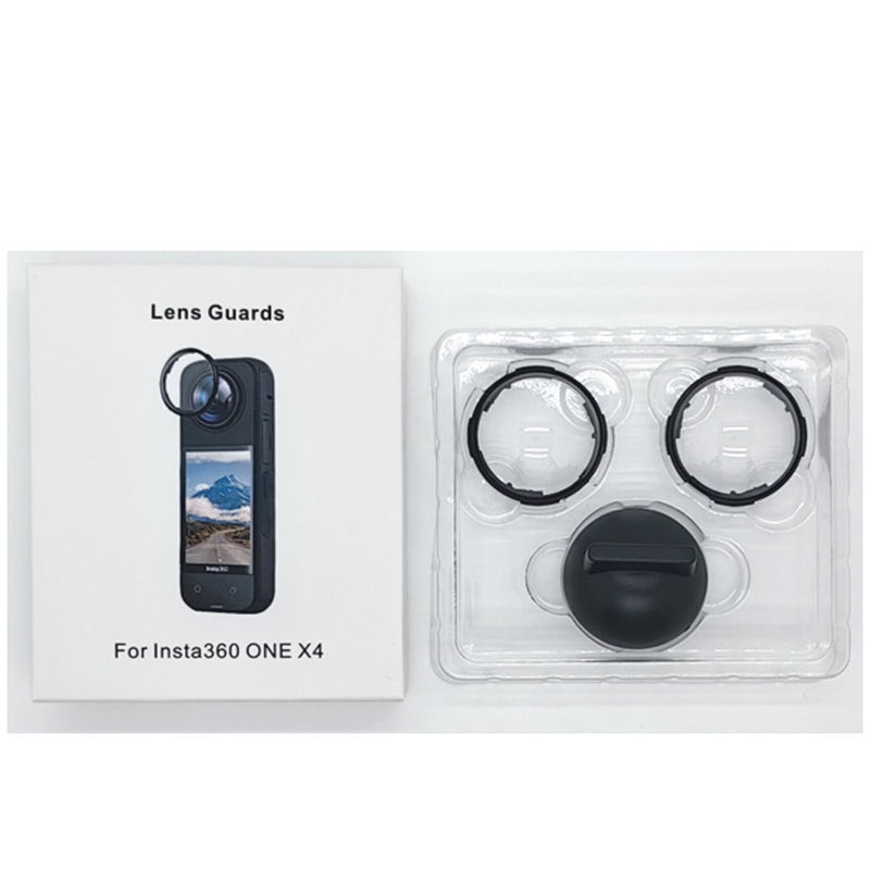 X4 Lens Guards Compatible with Insta360 X4 Premium Lens Protector Glass Protective Cover Lens Guards X4 Accessory