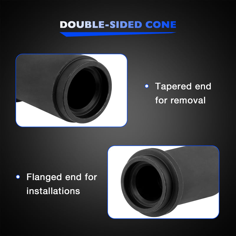 29450 Short Anchor Pin Bushing Driver, Pneumatic Bushing Driver Set Fits for Removal and Installation Truck & Trailers, 1-3/8" Anchor Bushings 7" Anchor Pins Truck Repair Tools 29450