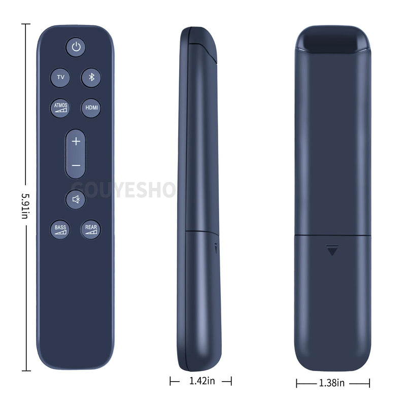 PZL New Replacement for JBL 9.1 Channel Sound Bar Remote Control Speaker System JBLBAR913DBLKAM