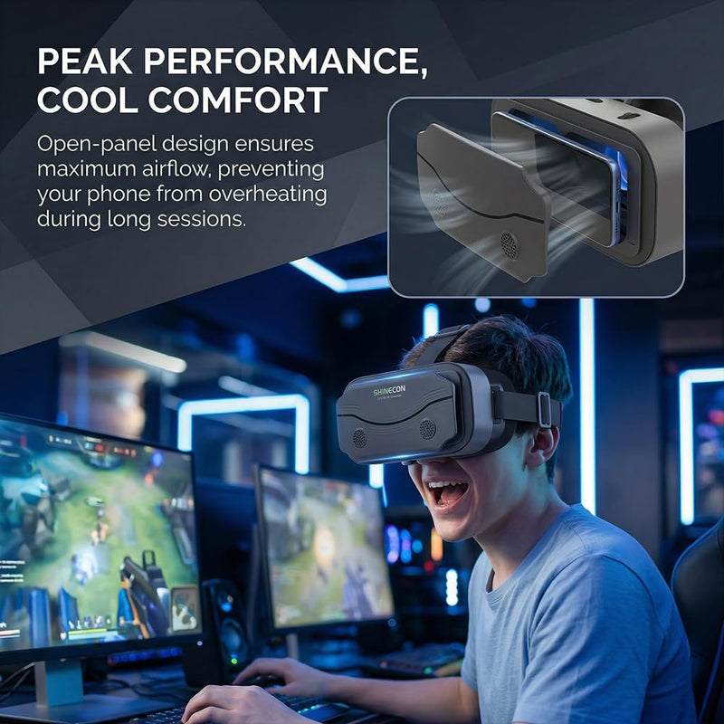 Ultra HD 4K, Virtual Reality Glasses, Theater-Grade, Myopia-Friendly, Gift Choice