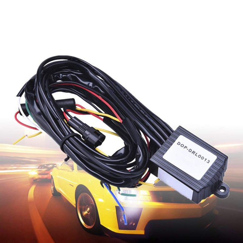 Garneck LED Daytime Running Light Automatic Controller, Universal DRL ON/Off Controller with dimmer, Delay, Turn, Blinker Fuction for Auto Car Accessories (12V)