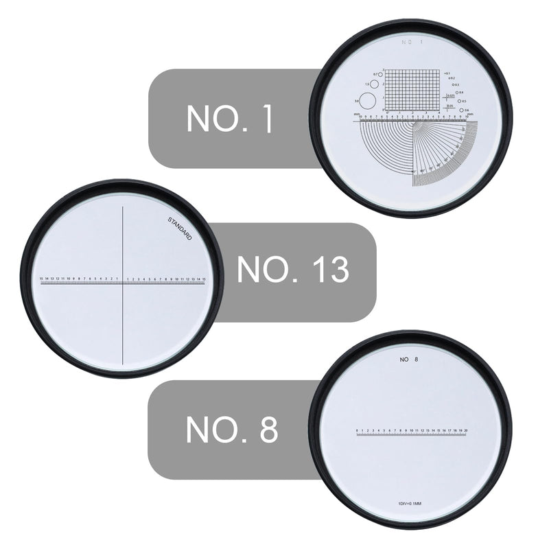 10X Rechargeable Jewelers Loupe Magnifier with LED Lights and 3 Reticle Scales, 25 mm Field of View, Adjustable Focus LED Scale Loupe Jewelry Magnifying Glass for Gems, Coins, Watch, Stamps, Plants