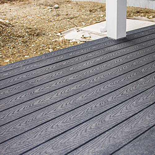 Jake Sales #10 x 1-3/4" Cape COD Gray Composite Decking Exterior Coated Wood Screw Torx/Star Drive Head - AQC Lumber Compatible (1 Pound ~130 Screws) CAPE COD (GRAY) 1-¾" 1 LB