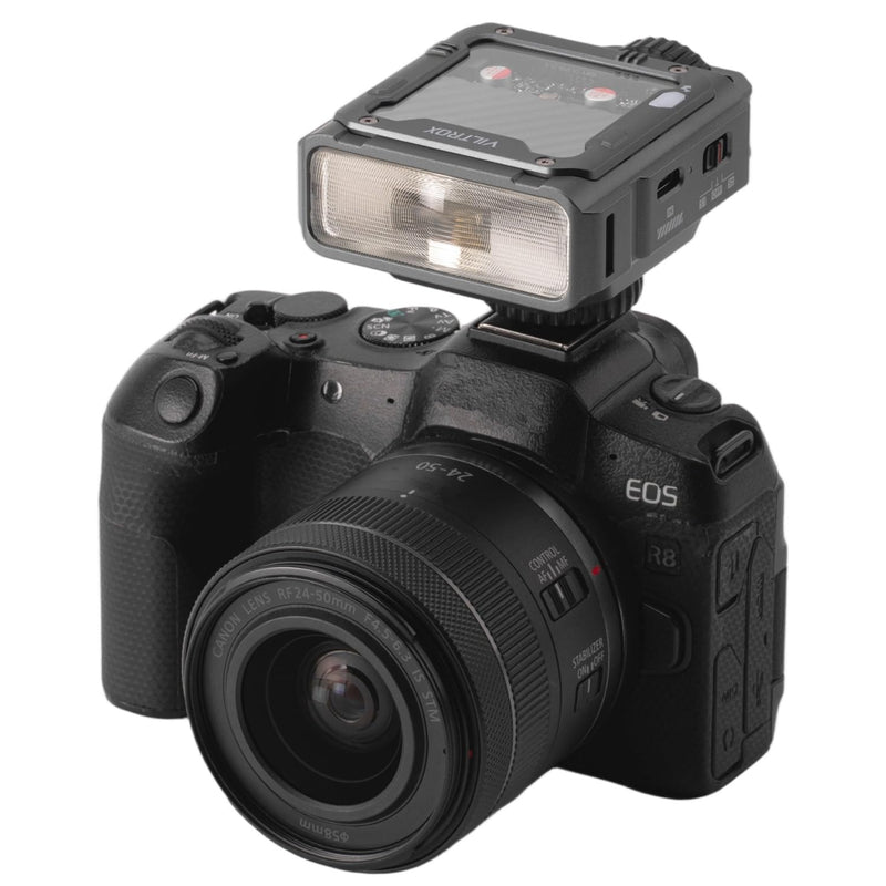 VILTROX Spark Z3 TTL On-Camera Flash,GN16 Mini Flash with 26Ws Output,7-Level Adjustment,1s Recycle,650 Full-Power Flashes (Z3-C-Gray (for Canon))