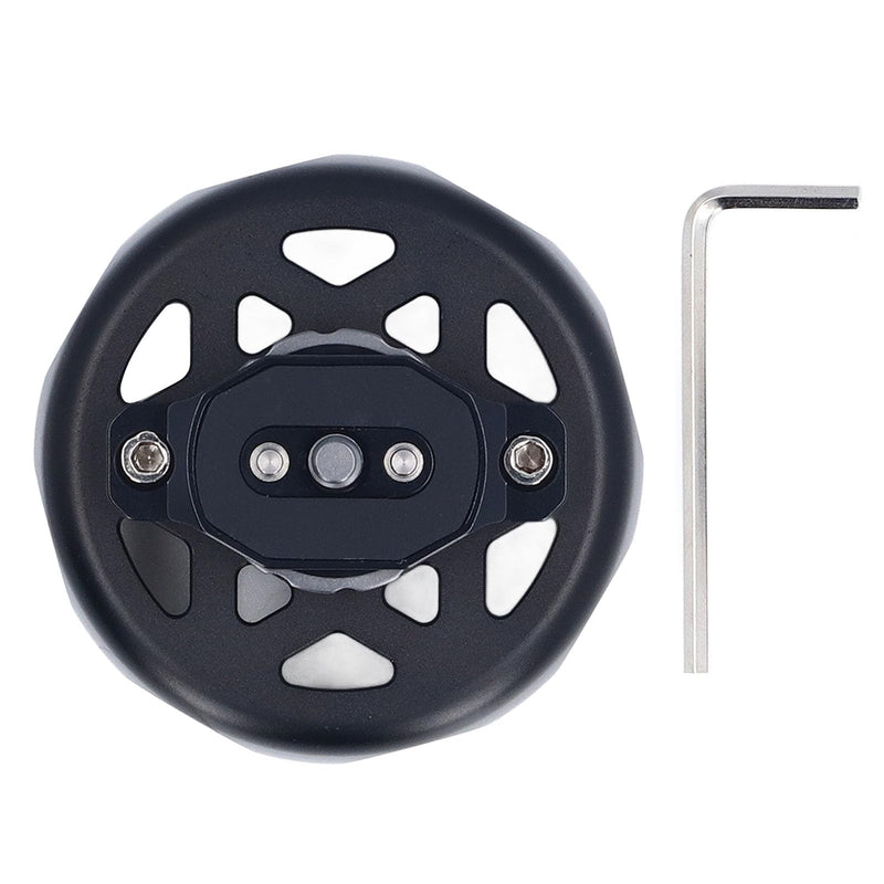 Generic Wheel Camera Grip Camera Round Side Hand Round Grip Aluminum Alloy Non Slip for Mirrorless Cameras with 4 3 8 Screw Holes Compact Lightweight Easy to Use