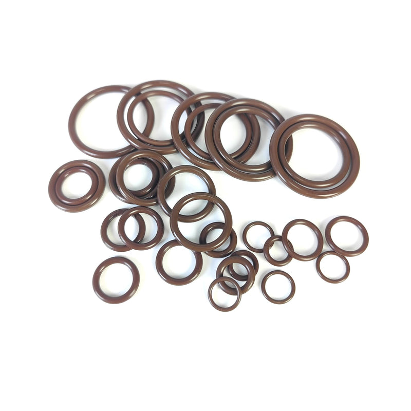 30PCS FKM Viton OK.01.H0004S Engine coolant Pipe/Water Hose O-Ring Kit 17211742636 17211712354 17227581147 11537545278 for BMW N52 N51 E90 E91 E92 E93 325I 330I