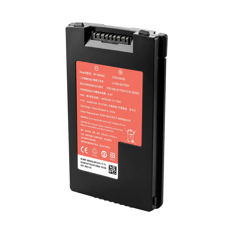 WUHAO Upgraded for Zebra TC53 TC58 TC78 Scanner Battery BT-000442 | for Zebra TC73 TC78 TC58E TC58AE TC5301 BTRY-NGTC5TC7-44MA-01 BT-000442-00 Barcode Scanner Battery