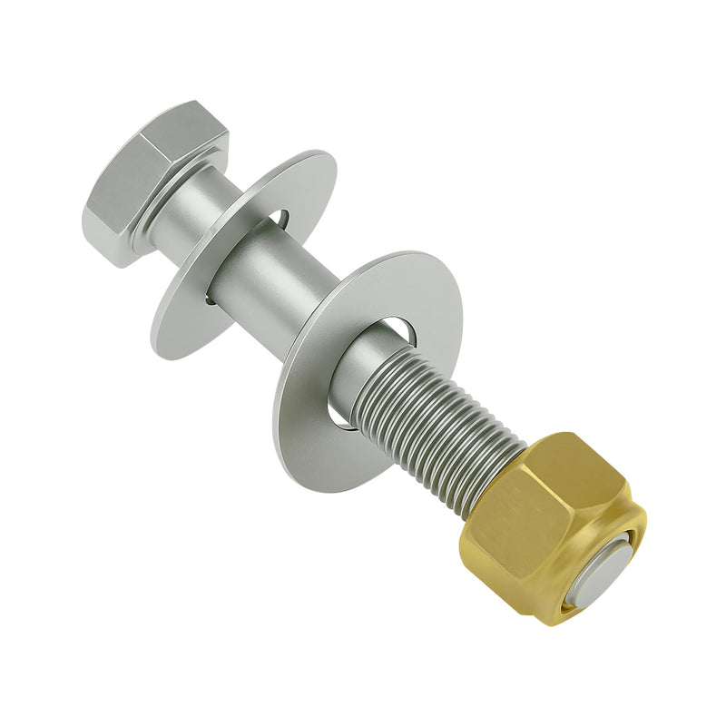 T-H Marine Jack Plate Bolt Kit – ½-20 x 2-3/4” Fine Thread Bolts with Shoulder – Stainless Steel – Includes Lock Nuts & Washers – Mounting Hardware for Outboard Motors