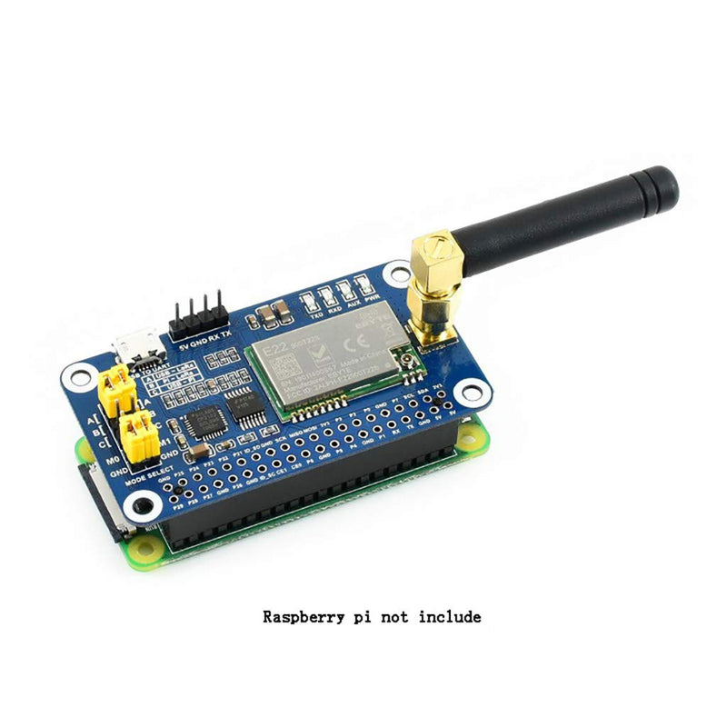 SX1262 LoRa HAT for Raspberry Pi, 915MHz Long Range LoRa Module with 5km Communication, Low Power IoT Wireless Expansion Board, Fits Arduino/STM32