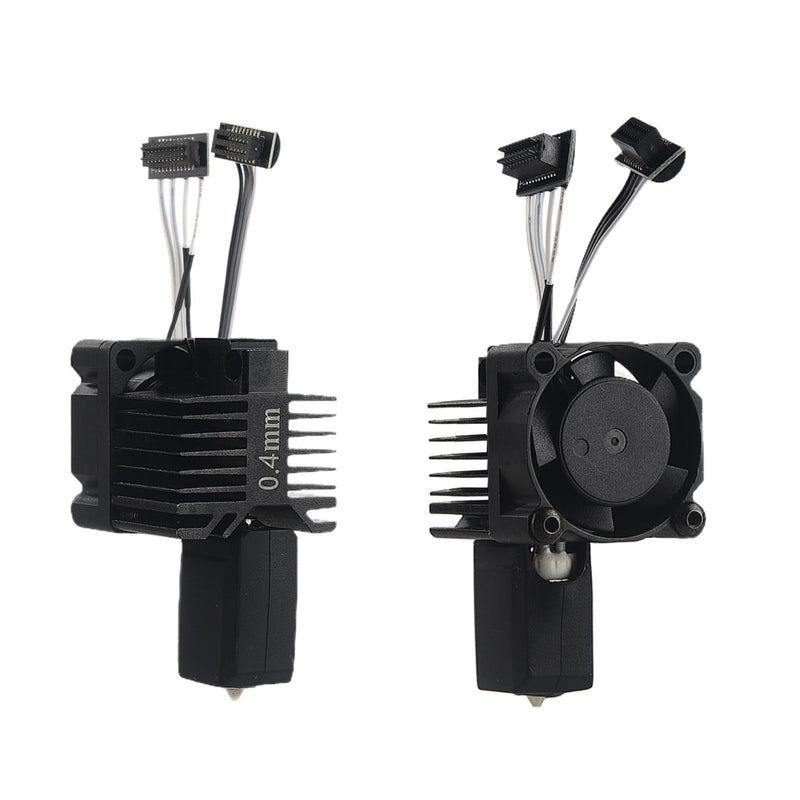 P1S/P1P 0.4mm Nozzle Kit,Bamboo Lab P1P, P1S Hotend Complete Kit for P1 Series, Full Assembly Hardened Steel Hot End with Fan, Thermistor, Ceramic Heater for Bambu Lab Accessories (P1 Series-0.4mm) P1 series-0.4mm