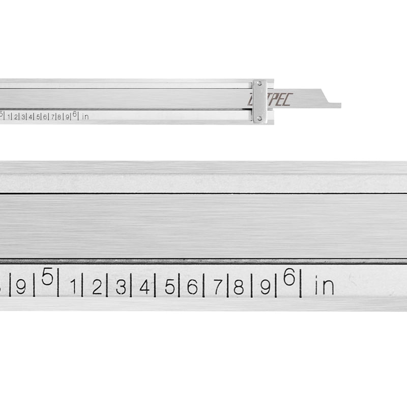 6 inch Dial Caliper, 0.001" Resolution | 0-6 inch Range, Stainless Steel,Shock-Proof Precision Vernier, Hard Carrying Case, For Machinists & DIY 0-6"