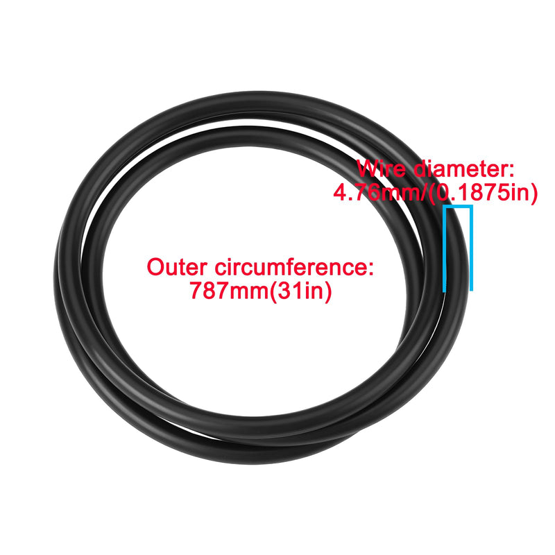 2X Speaker Motor Rubber Drive Belt 31 Inch Replace OEM 007-522-011700 522-011700 Compatible with Leslie 122 147 Rotosonic 2