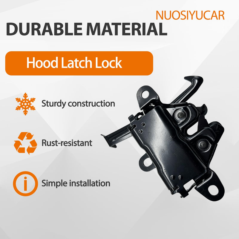 53510-33201 Engine Hood Latch Lock for Toyota Camry 2002-2006 | Replacement Car Bonnet Latch Assembly, Compatible for Toyota Camry 2002 2003 2004 2005 2006 TO1234102, 53510-AA070