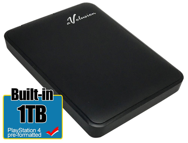 Avolusion 1TB USB 3.0 Portable External Gaming Hard Drive (for PS4, Pre-Formatted) HD250U3-Z1