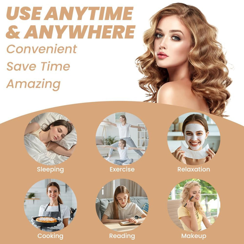 Heatless Curlers Headband, 4PCS No Heat Hair-Curlers and Rollers, Soft Sleep Overnight Hair-Curls Set, heatless Curling Gift Kit for Women Long and Short Wave hair.