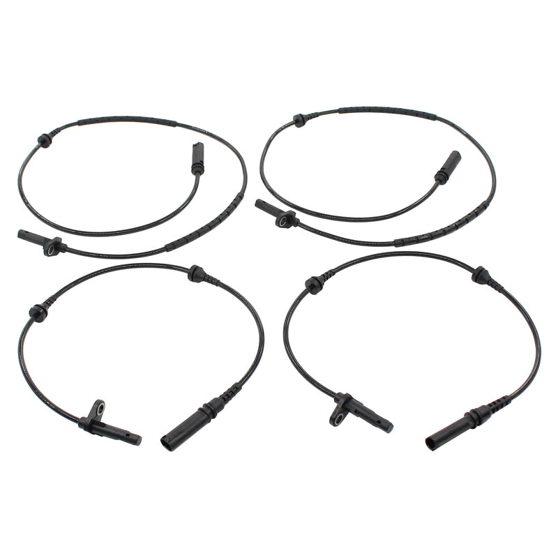 Front Rear ABS Wheel Speed Sensor for BMW X5 2007-2018 X6 2008-2020 Left Driver and Right Passenger Side