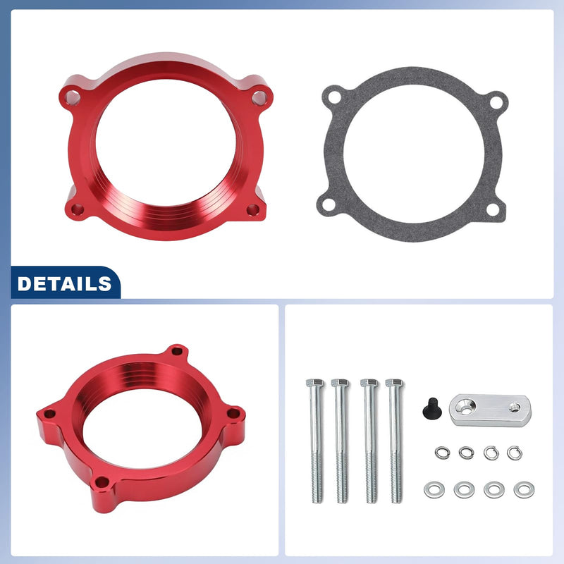 200-617 Throttle Body Spacer Compatible With Chevrolet Silverado GMC Sierra 4.8L 5.3L 6.0L 2007-2013