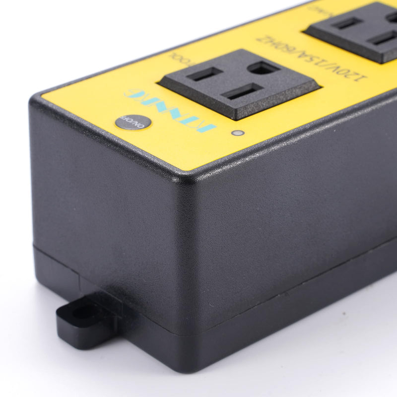 Automatic Vacuum Switch for Power Tool & Table Saw – Load Sensing Remote Control Outlet with 2 Outlets: Tool Plugs into One, Dust Collector Auto-On/Off When Tool Runs (1s Delay On / 7s Delay Off)