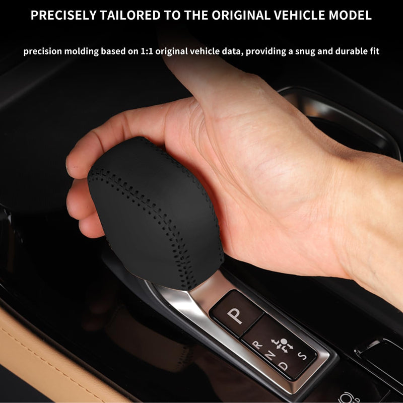 Custom Interior Accessories for Lexus NX 250 350 350h 450h+ 2022 2023 RX 350 350h 450h+ 500h Leather Automatic Gear Shift Knob Cover, Transmission Boots Shift Lever Sheath RX NX Gear Shift Knob Black