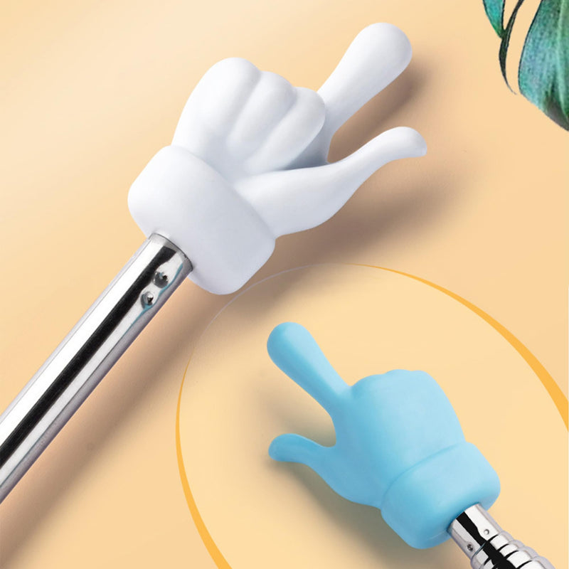 Telescopic Teachers Pointer, Classroom Demonstration Baton, Guide Indicator, Retractable Finger Pointer Stick for School Teaching, Conference Presentation, Object Instruction Blue
