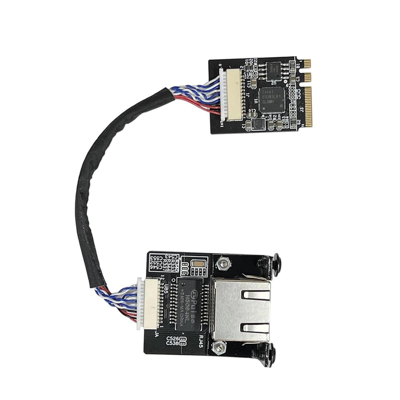 WayPonDEV M.2 A E Key to 2.5 Gigabit Ethernet Module, i226V Chipset 2.5G Ethernet Server NIC, 10/100/1000/25000 Mbps RJ45 LAN, Multi-Gigabit M.2 Network Card, Support 2230 (30CM, i226 M.2 A+E Key) 30CM