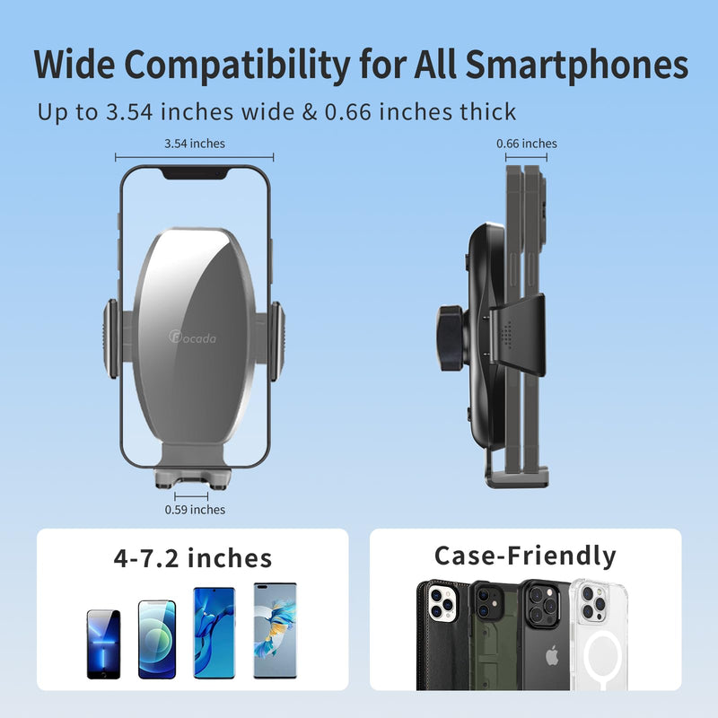 Car Phone Holder for Kia Sorento 2024-2025, Air Vent Phone Mount, Does Not Block Hazard Light Button or Airflow, Firm Grip Phone Holder, Kia Sorento Accessories(Not Fit 2024 Hybrid) Clip mount