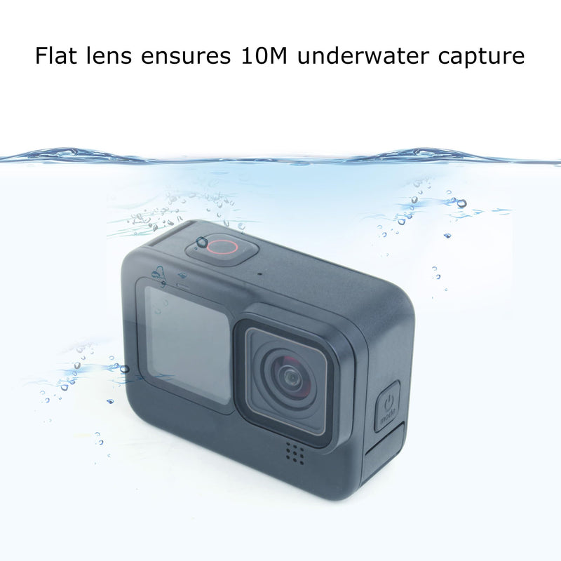 Protective Lens Replacement for GoPro Hero 9 10 11 12 Black, Hero 11 Black Mini, Hero 12 Black Mini Camera Waterproof Glass Lens Protector Repair Part Accessories