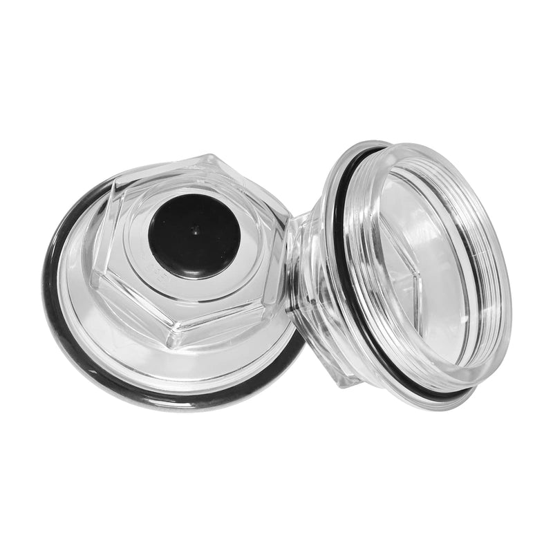 Oil Bath Dust Caps, K71-704-00,Compatible with Dexter 9k-10K 8-415 430 General Duty Axles Built After July 2009, for Dexter 9K 10K 3.5" Threads Trailer Axle Plastic Cover 21-88 Oil Caps,2PCS