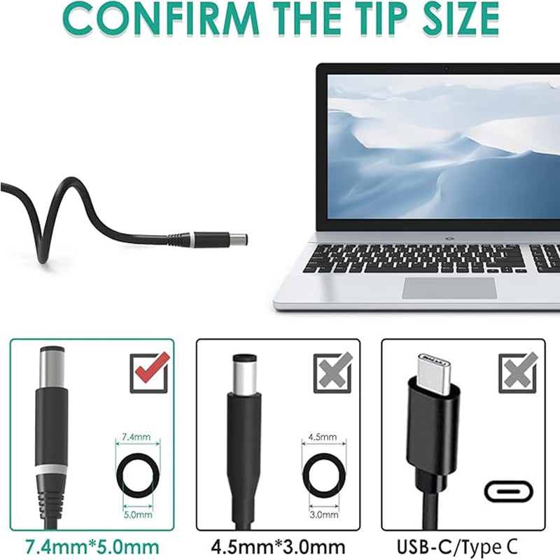 240W Power Supply Cord Compatible with Dell Docking Station WD19DC WD19DCS WD19S WD19 Thunderbolt Dock TB18DC TB16 TB15 Adapter Charger