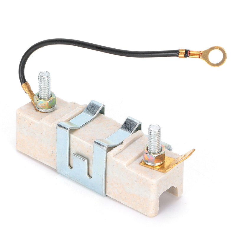 Ignition Coil Resistor, Metal Ceramic Ballast Resistor Wear Resistance Device Automotive Replacement Parts Accessories for 1.5 Ohm Classic Car Automobile Fuel Injection Resistor Units 1PC