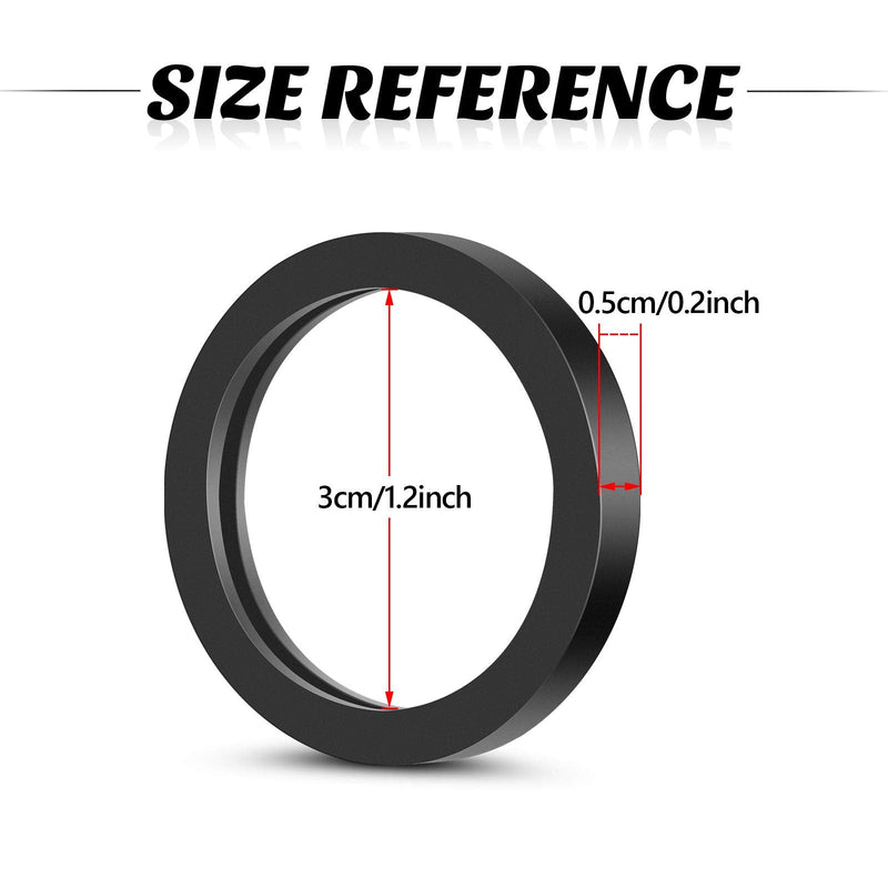 Frienda Replacement Gas Can Spout Gaskets Rubber Ring Can Gaskets Fuel Washer Seals Spout Gasket Sealing Rings Replacement Gas Compatible with Most 10