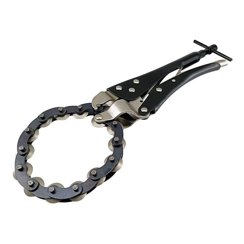 MacWork Exhaust Pipe Cutter, 0.6" to 3.3" Tailpipe Cutter, Chain Exhaust Cutter, Rolling Blade Design for Easy Cutting - Can Be Used as PVC Cutter or Copper Pipe Cutter