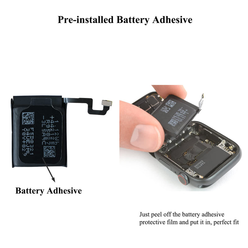 for Watch Series 4 44mm Battery Replacement Kits (New Upgraded) Compatible with Apple Watch Series 4 with Installation Manual and Repair Tool Kits (44mm) Apple Watch 4