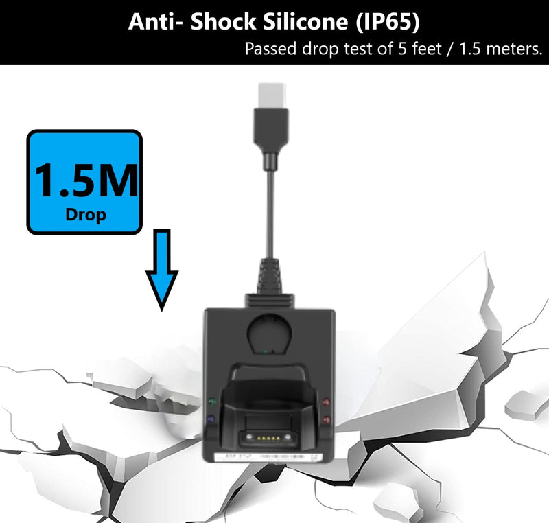 Barcode Scanner Charging Dock for 1D/2D Imager Mini Pocket Barcode Scanner