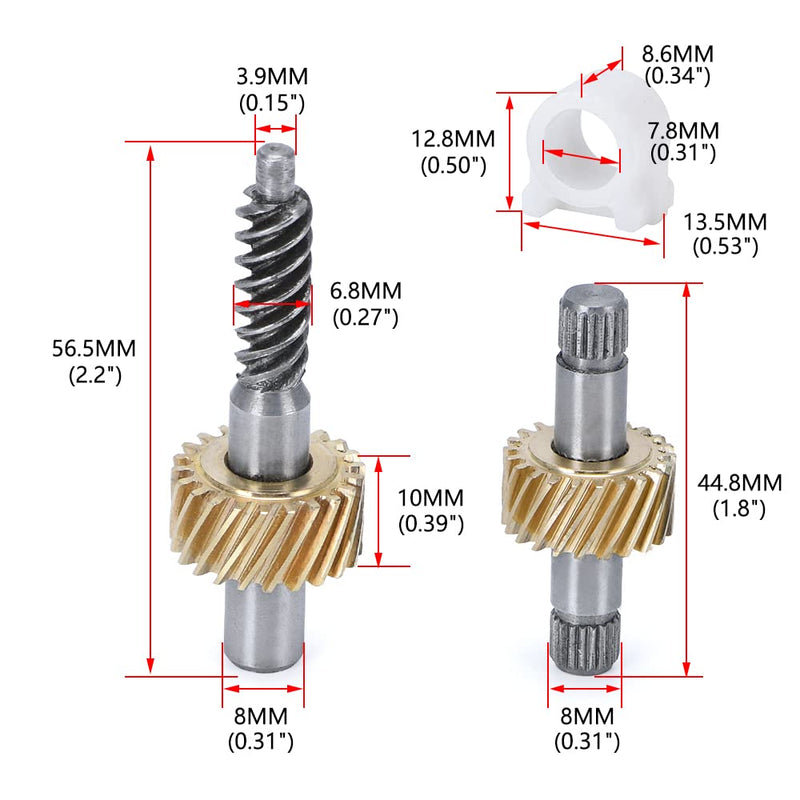 Convertible Top Latch Motor Gear Repair Kit Compatible with BMW 2000-2010 E36 E46 E64 323Ci 325Ci 330Ci 645Ci 650i M3 M6 2.5L 3.0L 3.2L 4.4L 4.8L 5.0L 67618370816