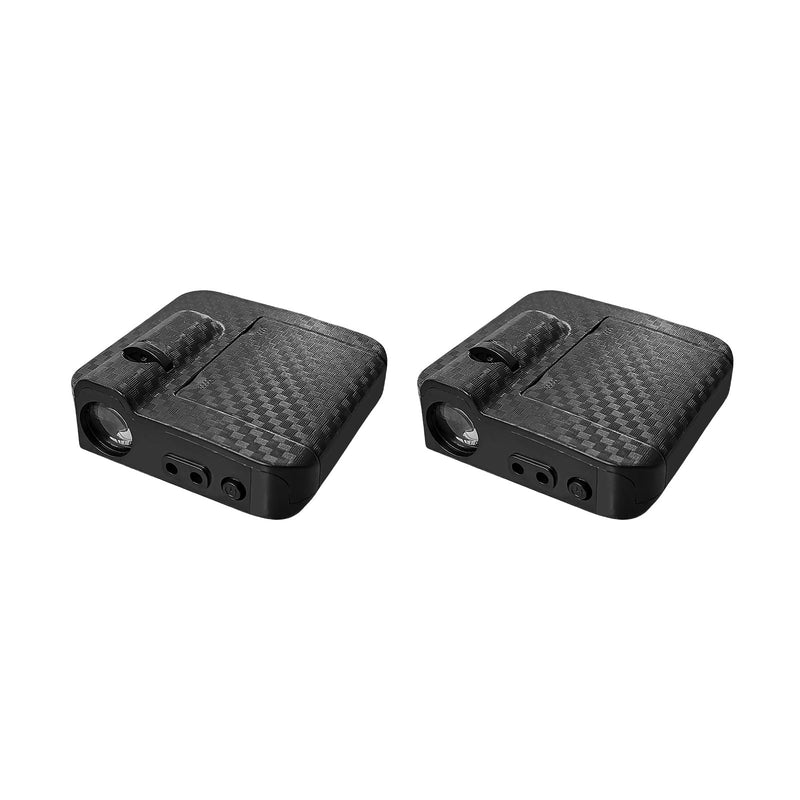 2 Pack LED Car Door Welcome Lights Projector Logo Light Ghost Shadow Lamp For Jeep Grand Cherokee Accessories White Grand Cherokee