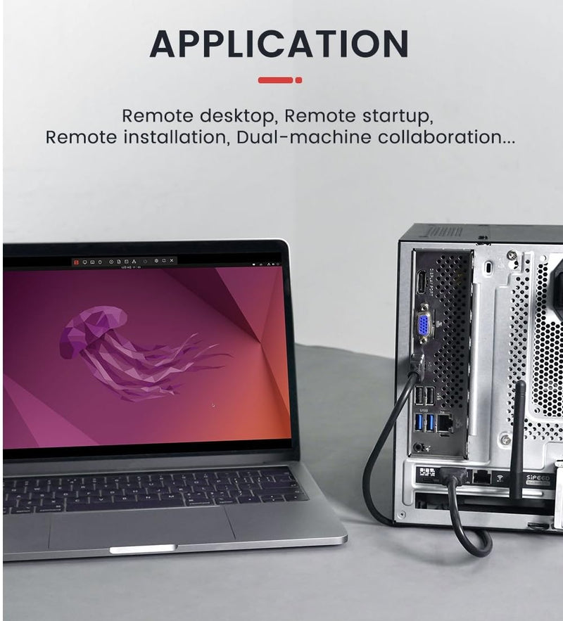 youyeetoo Sipeed NanoKVM PCIE Version - ATX PC Remote Control, RISC-V Nano KVM Over IP, DDR3 RISC-V Development Board, Linux, 1TOPS NPU (with PoE) With PoE
