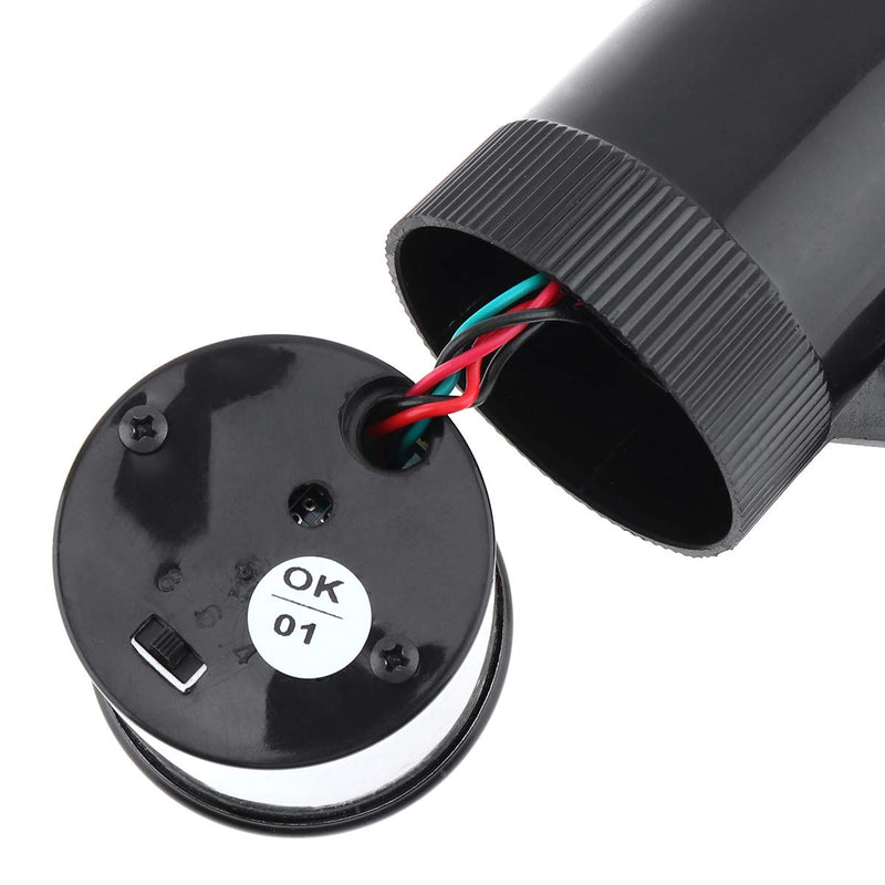 Tachometer Gauge, 2" 52mm 12V Blue LED 0-8000RPM Tachometer Tach Gauge Meter with Sensor for Car/Boat/Truck/ATV