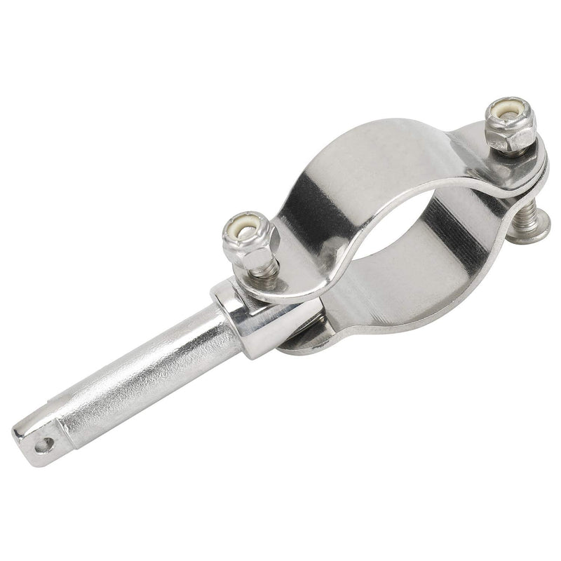 NovelBee 2 Pack of 316 Stainless Steel Clamp on Oarlocks or Rowlocks,1-5/8" Tube ;5.3" Length