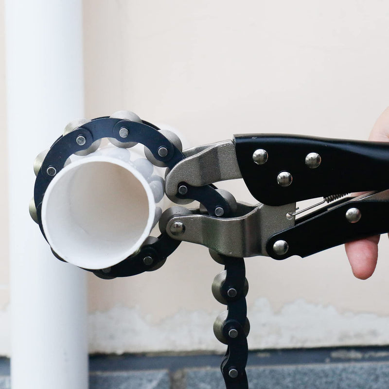 MacWork Exhaust Pipe Cutter, 0.6" to 3.3" Tailpipe Cutter, Chain Exhaust Cutter, Rolling Blade Design for Easy Cutting - Can Be Used as PVC Cutter or Copper Pipe Cutter