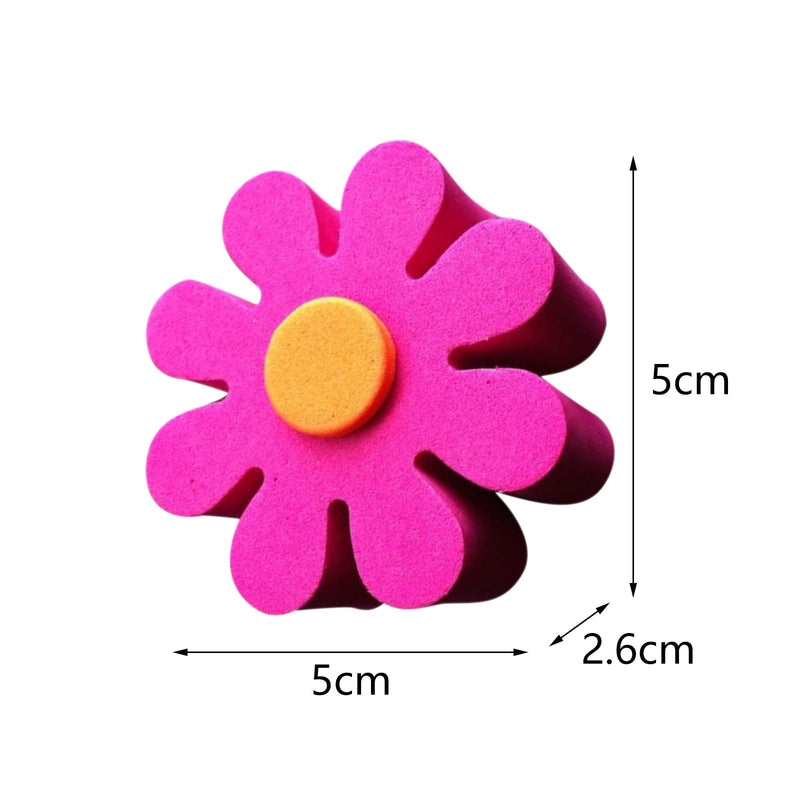 Pink Daisy Car Antenna Topper,Auto Mirror Dangler,Aerial Ball Antenna Topper Cute Dashboard Accessories for Women Men